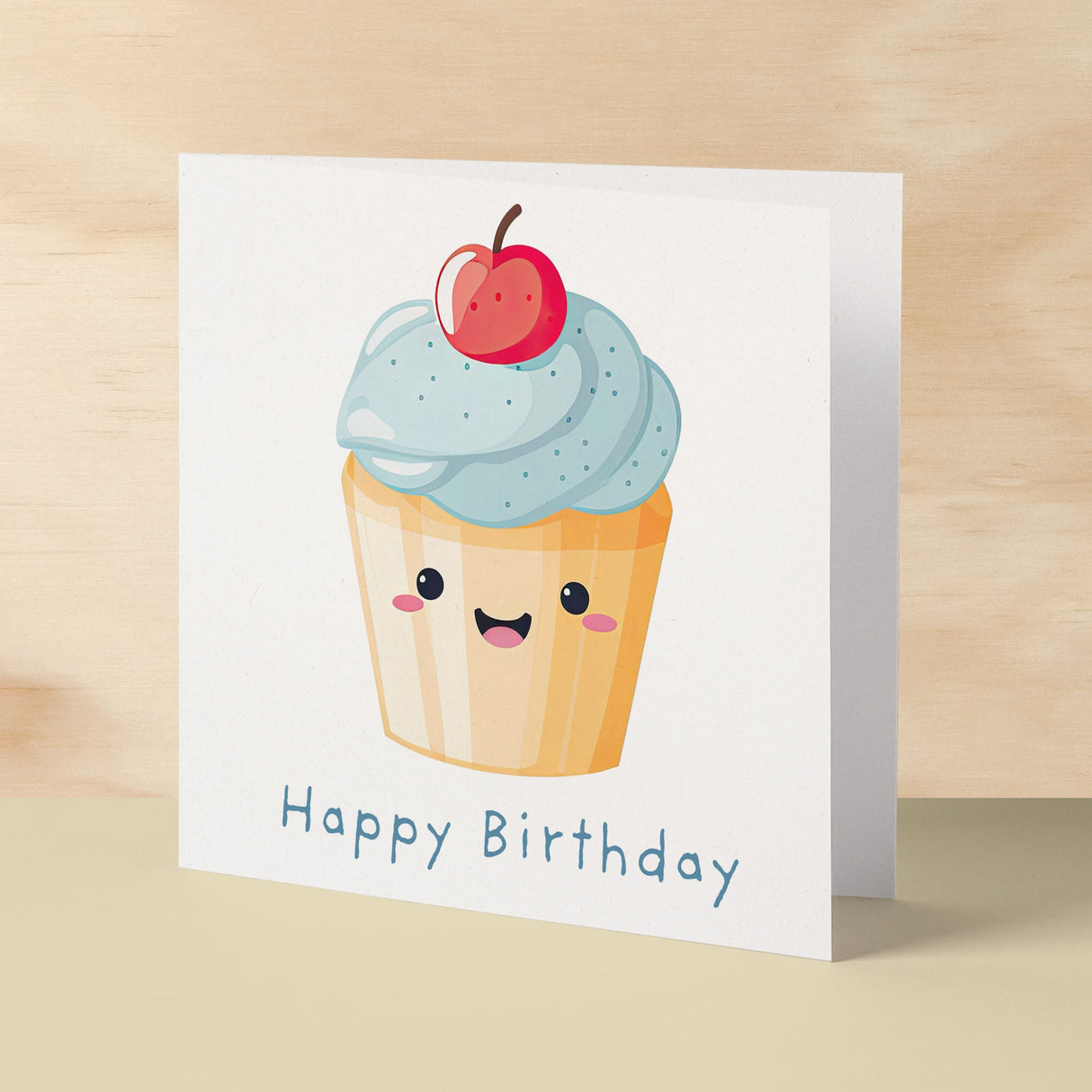 Birthday Card for Her Birthday Card For Sister or Mum Birthday Card For Friend Cute Cake Birthday Card For Him Birthday Card For Anyone