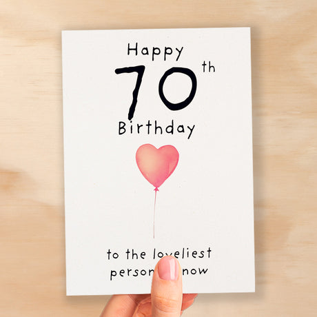 70th Birthday Card for Her Birthday Card Wife 70th Birthday Card For Sister Birthday Card 70 th Birthday Card For Friend