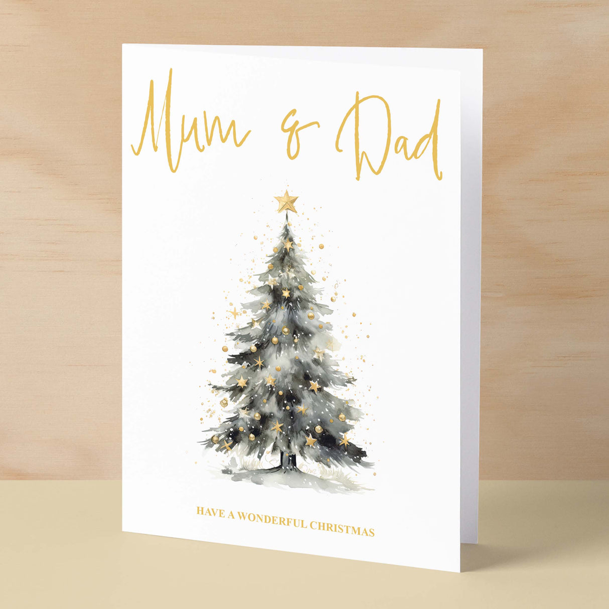 Christmas Card For Mum Card For Her Xmas Card for Mum Luxury Card For Mum Christmas Card for Loved One Mum Card Christmas Tree Card