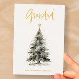 Christmas Card For Grandad Card For Him Xmas Card for Grandad Luxury Card For Christmas Card for Loved One Grandad Card Christmas Tree Card