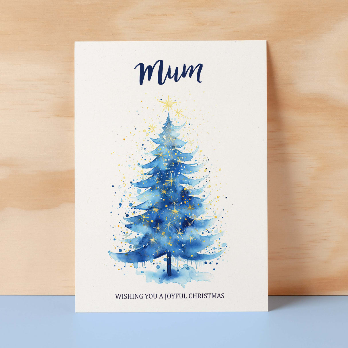 Christmas Card For Mum Card For Her Xmas Card for Mum Luxury Card For Mum Christmas Card for Loved One Mum Card Christmas Tree Card