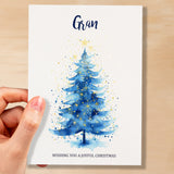 Christmas Card For Gran Card For Her Xmas Card for Gran Luxury Card For Gran Christmas Card for Loved One Gran Card Christmas Tree Card