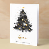 Christmas Card For Gran Christmas Tree Card Wising You A Merry Christmas