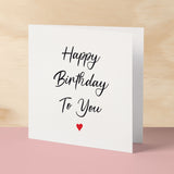 Happy Birthday Card For Him Boyfriend Birthday Card Girlfriend Birthday Card Husband Happy Birthday Card For Wife or Best Friend