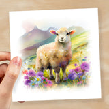 Notelet Card of a Sheep For Anyone Any Occasion Card For Her or For Him Card For Birthday or Easter Card Thank You Card