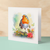 Notelet Card of a Robin For Anyone Any Occasion Card For Her or For Him Card For Birthday or Easter Card Thank You Card