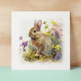 Notelet Card of a Rabbit For Anyone Any Occasion Card For Her or For Him Card For Birthday or Easter Card Thank You Card