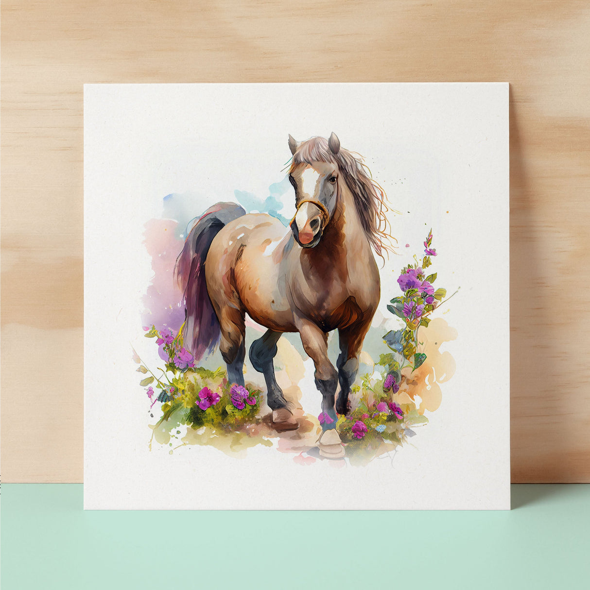 Notelet Card of a Horse For Anyone Any Occasion Card For Her or For Him Card For Birthday or Easter Card Thank You Card