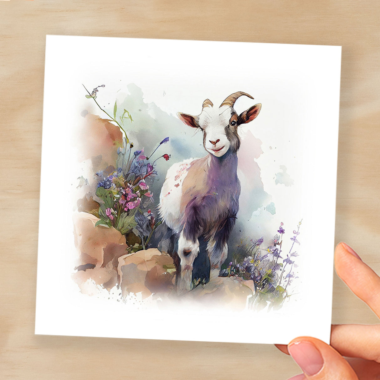 Notelet Card of a Sheep For Anyone Any Occasion Card For Her or For Him Card For Birthday or Easter Card Thank You Card