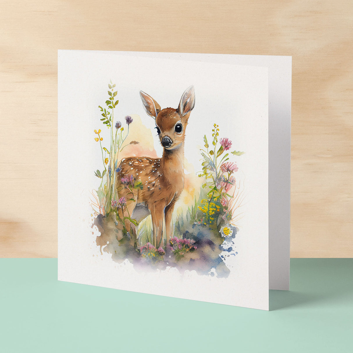 Notelet Card of a Deer For Anyone Any Occasion Card For Her or For Him Card For Birthday or Easter Card Thank You Card