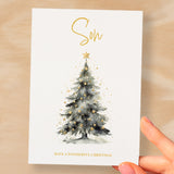 Christmas Card For Son Card Xmas Card for Son Christmas Card for Loved One Son Card Christmas Tree Card