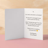 Anniversary Card for Wife Anniversary Card for Her Annversary Card For Husband Boyfriend or Girlfriend Cute Teddy Bear Card With Love Heart