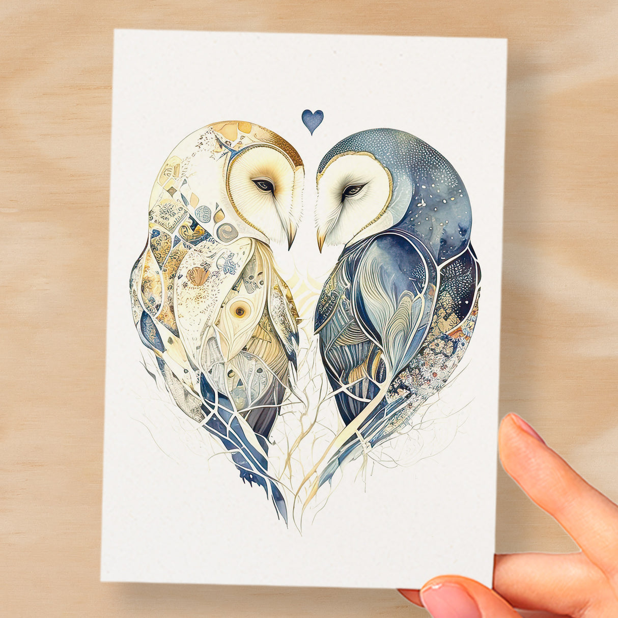 Anniversary Card For Husband Card for Anniversary Card For Wife Owl Anniversary Card For Couple Engagement Card For Couple Wedding Card