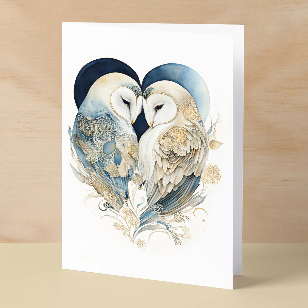 Anniversary Card For Husband Card for Anniversary Card For Wife Owl Anniversary Card For Couple Engagement Card For Couple Wedding Card