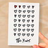 2nd Wedding Anniversary Card For Wife Anniversary Card for Husband or Boyfriend Anniversary Card For Girlfriend Second Anniversary Two Year