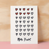 9th Wedding Anniversary Card For Wife Anniversary Card for Husband or Boyfriend Anniversary Card For Girlfriend Ninth Anniversary Nine Year