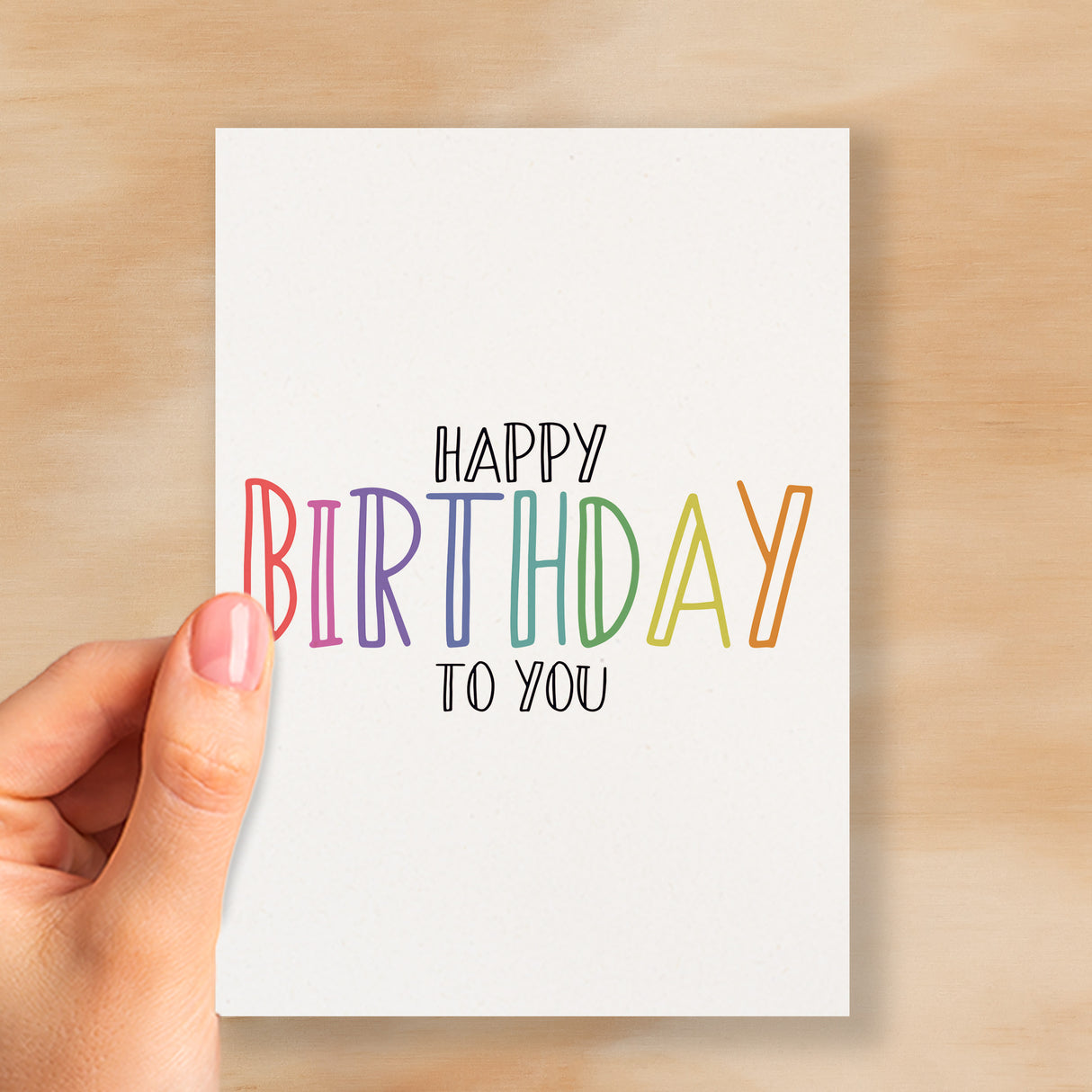 Birthday Card For Her Card For Friend Mum or Sister Birthday Card For Him Brother Dad Happy Birthday Card For Anyone Birthday Gift