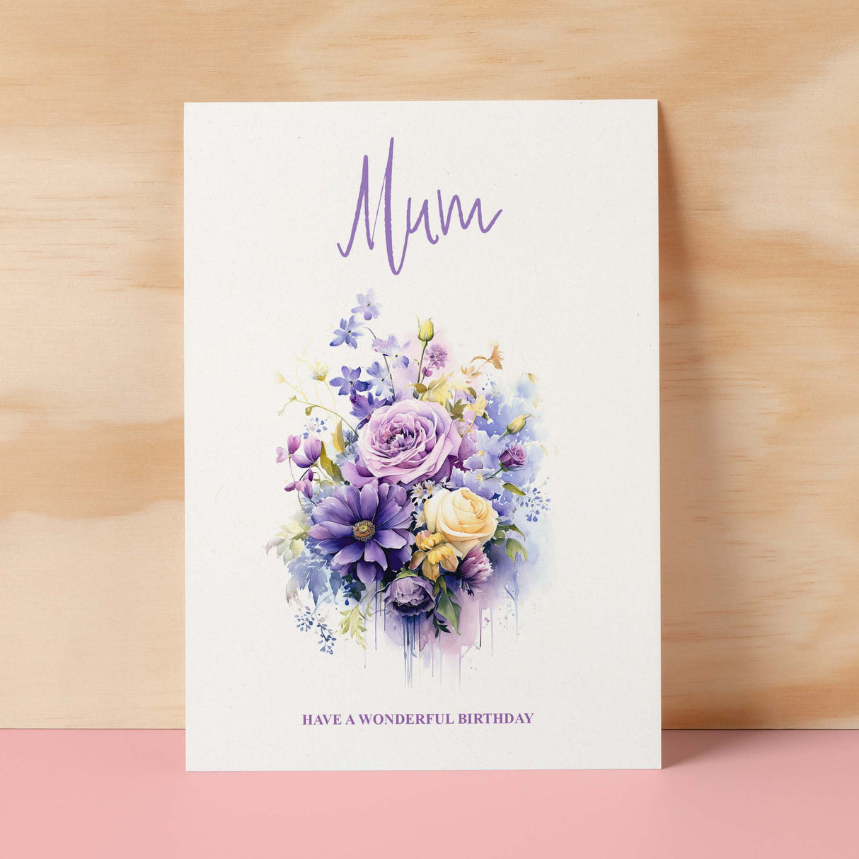 Birthday Card For Mum Card For Her Birthday Card for Mum Luxury Card For Mum Birthday Card for Loved One Mum Card Birthday Flower Card