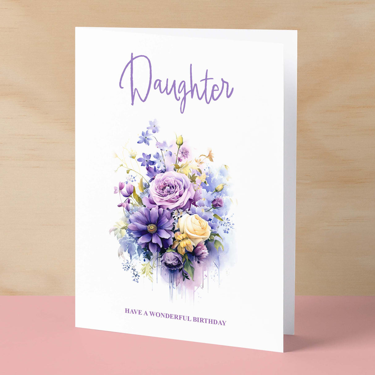 Birthday Card For Daughter Card For Her Card for Daughter Luxury Card For Daughter Birthday Card for Loved One Daughter Card Birthday Flower