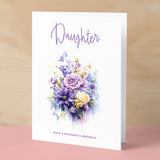 Birthday Card For Daughter Card For Her Card for Daughter Luxury Card For Daughter Birthday Card for Loved One Daughter Card Birthday Flower