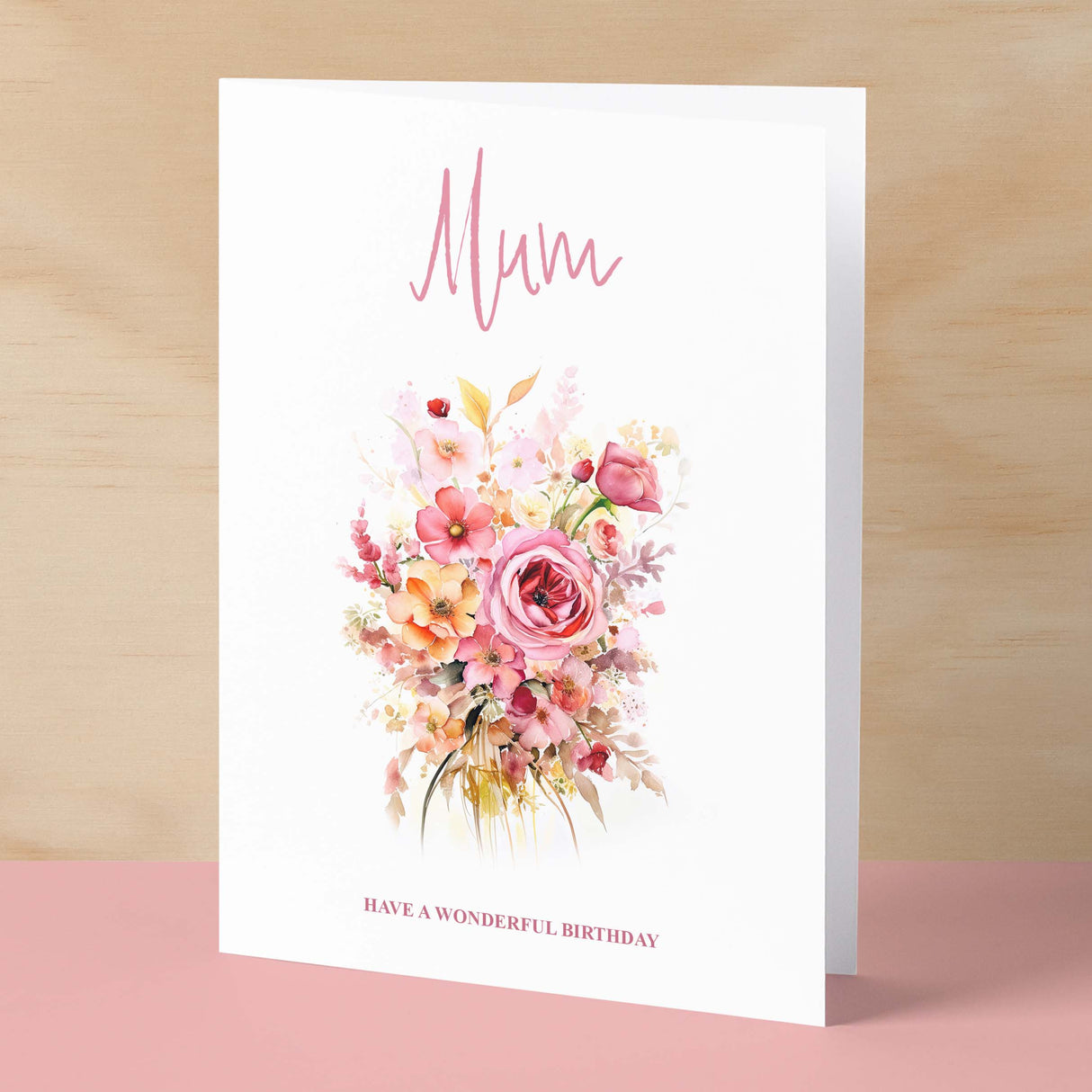 Birthday Card For Mum Card For Her Birthday Card for Mum Luxury Card For Mum Birthday Card for Loved One Mum Card Birthday Flower Card