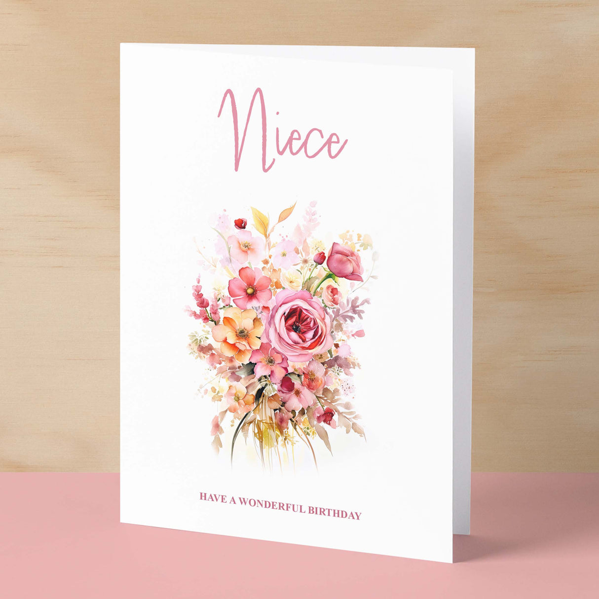 Birthday Card For Niece Card For Her Card for Niece Luxury Card For Niece Birthday Card for Loved One Niece Card Birthday Flower Card