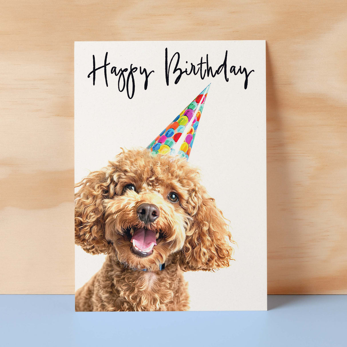 Birthday Card For Her Card For Friend Mum or Sister Birthday Card For Him Brother Dad Happy Birthday Card of Poodle Dog Fun Birthday Card