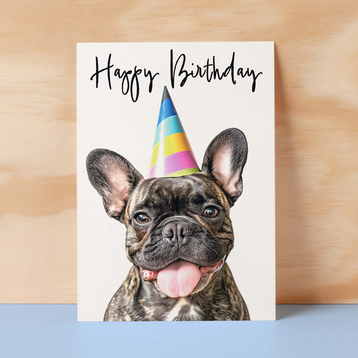 Birthday Card For Her Card For Friend Mum or Sister Birthday Card For Him Brother Dad Happy Birthday Card of Frenchie Dog Fun Birthday Card