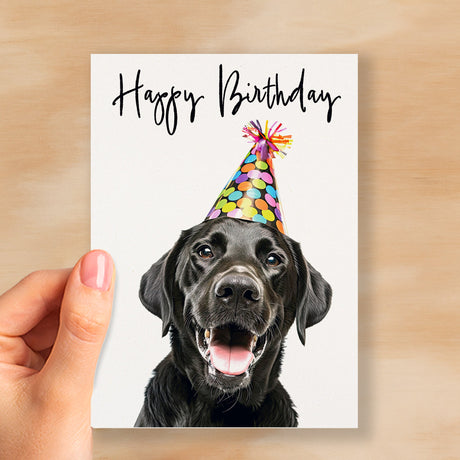 Birthday Card For Her Card For Friend Mum or Sister Birthday Card For Him Brother Dad Happy Birthday Card of Labrador Dog Fun Birthday Card