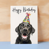 Birthday Card For Her Card For Friend Mum or Sister Birthday Card For Him Brother Dad Happy Birthday Card of Labrador Dog Fun Birthday Card