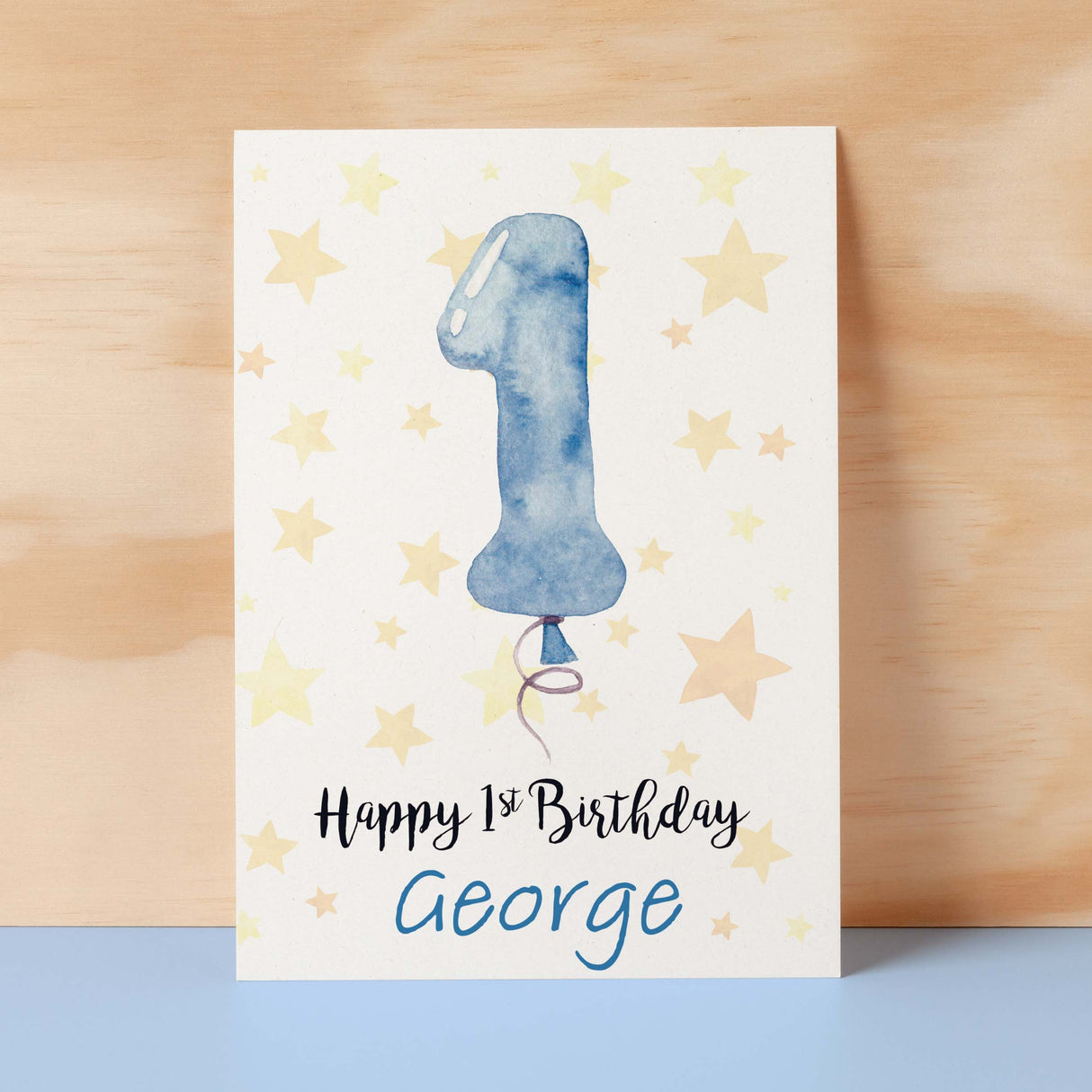 Customisable 1st Birthday Card For Boy Custom Name Card For Boy First Birthday Card For Baby Birthday Card for Baby Boy Custom 1st Birthday