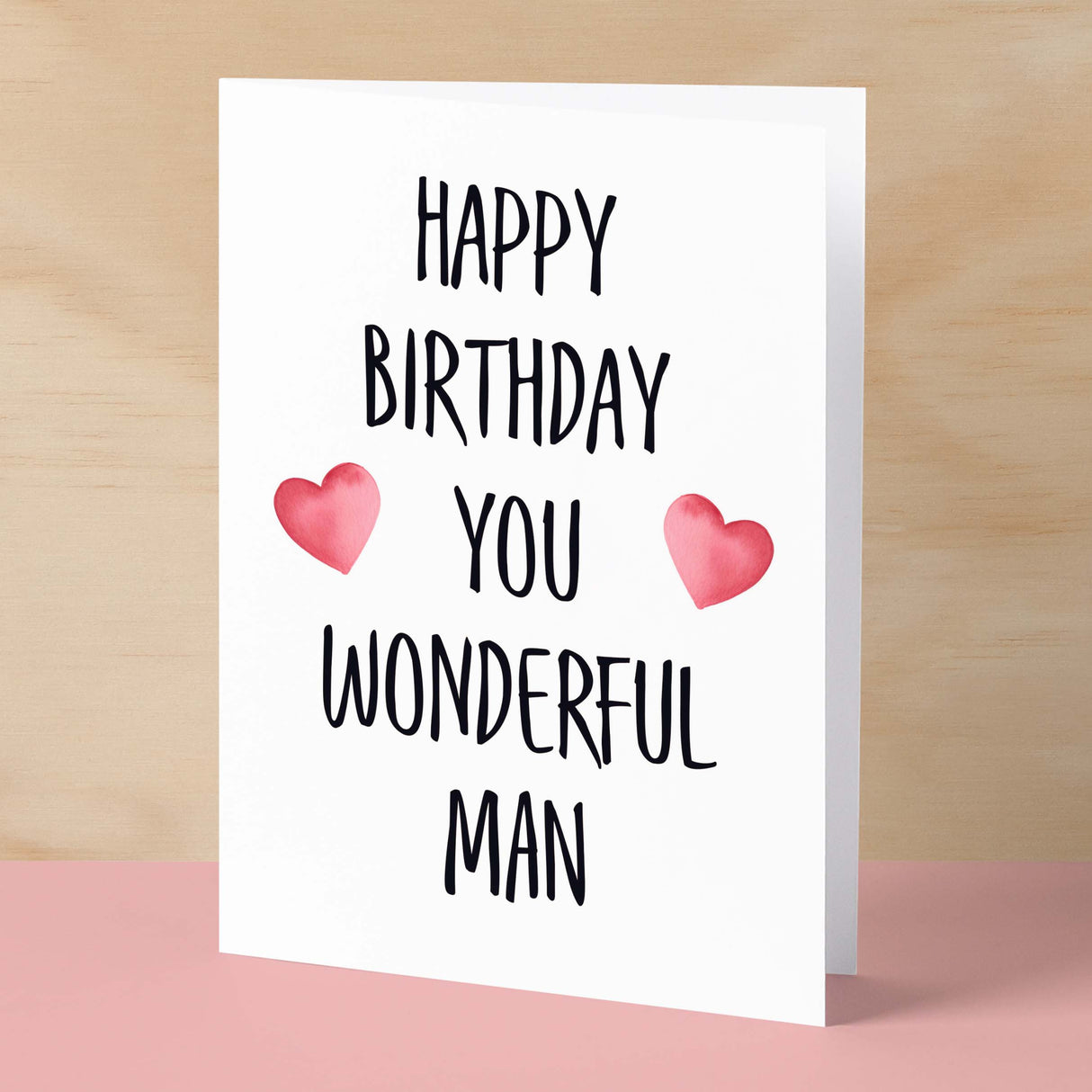 Birthday Card For Husband Card For Friend Card For Him Birthday Card For Boyfriend Birthday Card For Brother or Dad You Wonderful Man