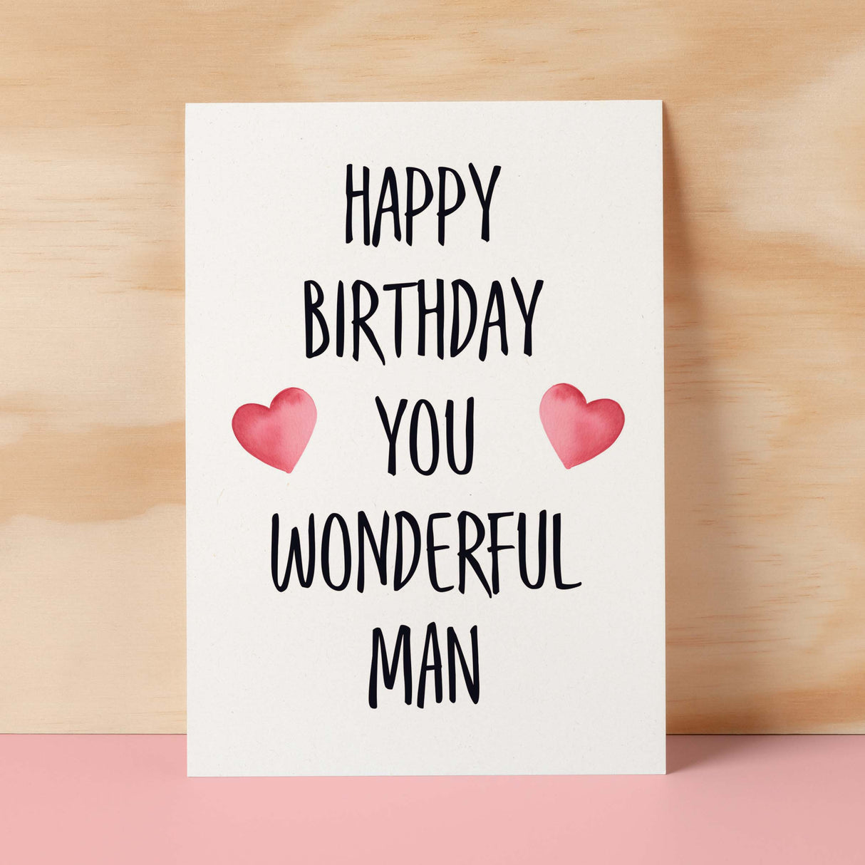 Birthday Card For Husband Card For Friend Card For Him Birthday Card For Boyfriend Birthday Card For Brother or Dad You Wonderful Man