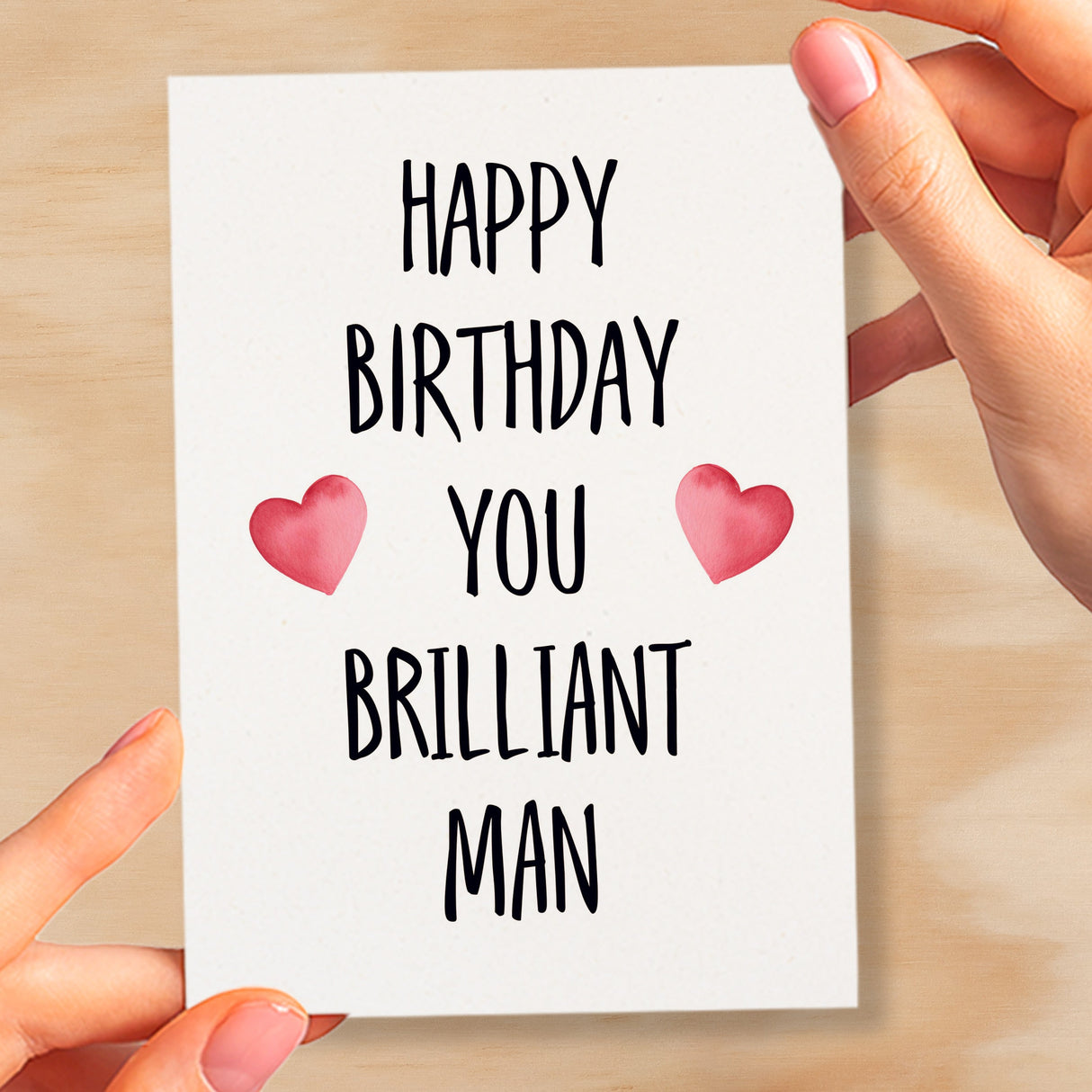 Birthday Card For Husband Card For Friend Card For Him Birthday Card For Boyfriend Birthday Card For Brother or Dad You Brilliant Man