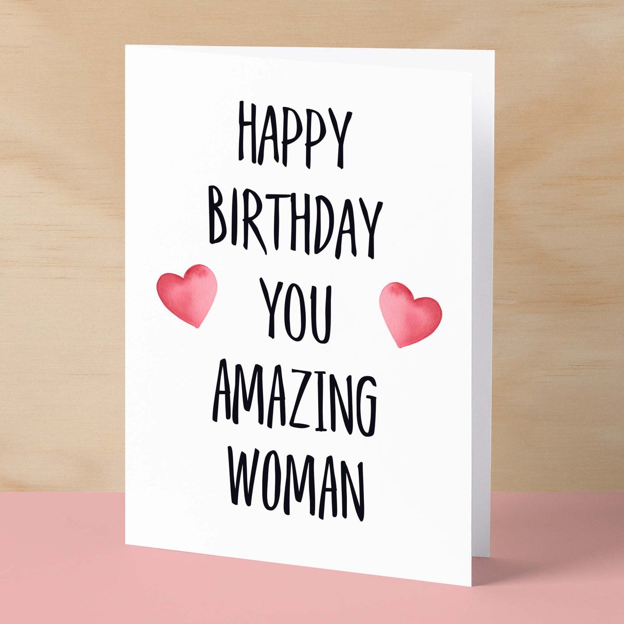 Birthday Card For Wife Card For Her Birthday Card For Girlfriend or Friend Birthday Card For Mum or Sister You Amazing Woman