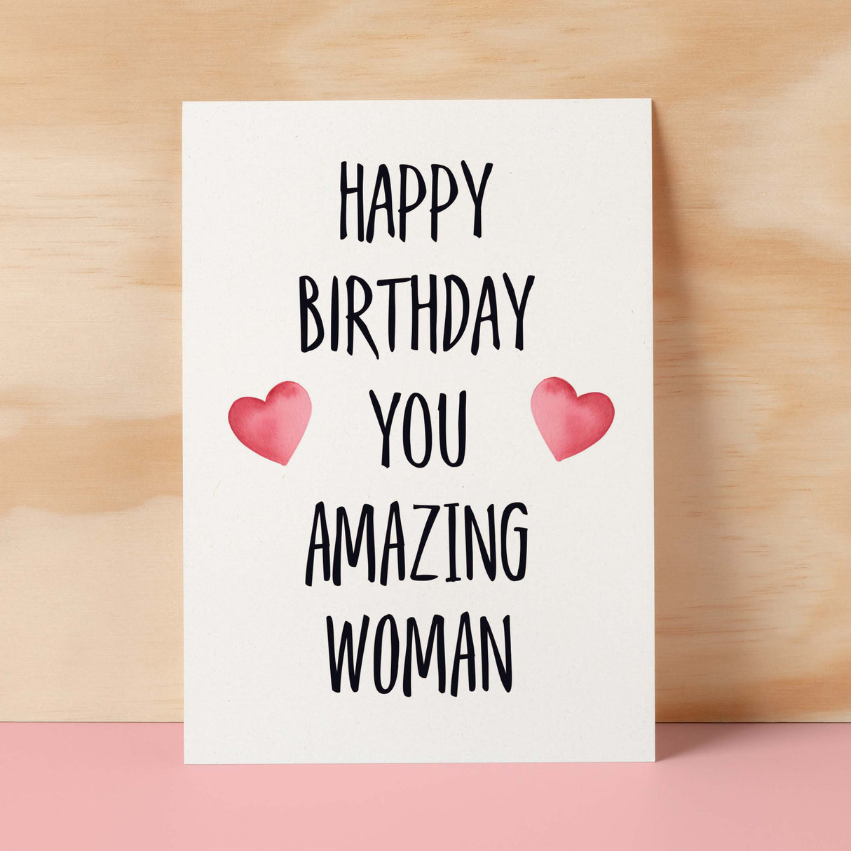 Birthday Card For Wife Card For Her Birthday Card For Girlfriend or Friend Birthday Card For Mum or Sister You Amazing Woman