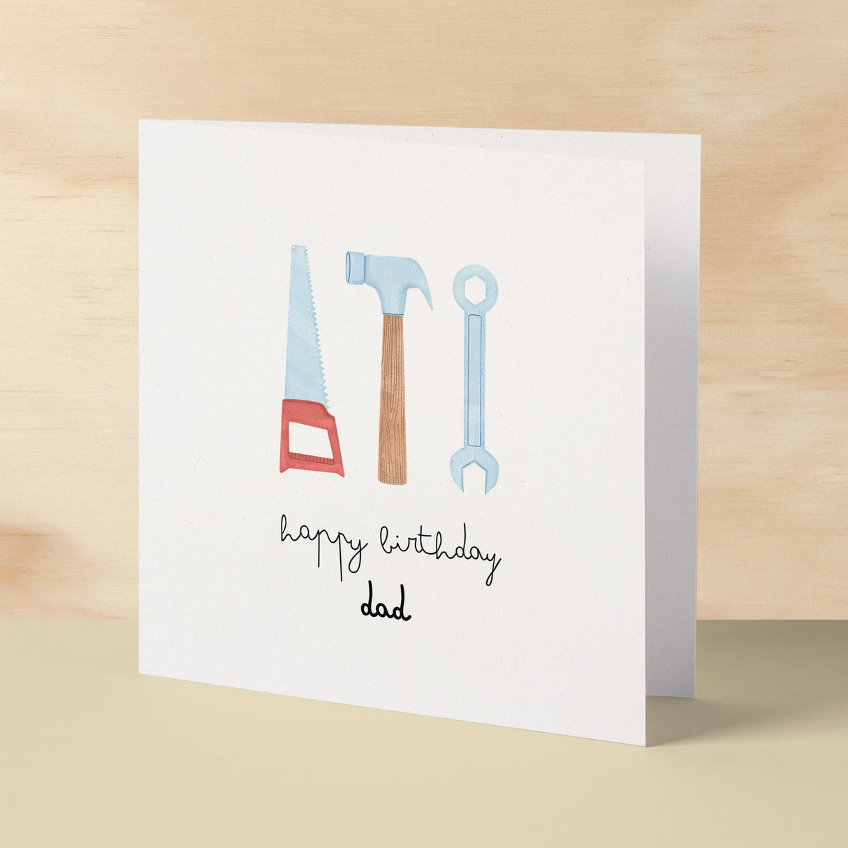 Personalised Card For Him DIY Happy Birthday Card For Dad, Granddad, Uncle, Stepdad or Anyone Add Your Own Name Card