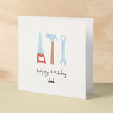 Personalised Card For Him DIY Happy Birthday Card For Dad, Granddad, Uncle, Stepdad or Anyone Add Your Own Name Card