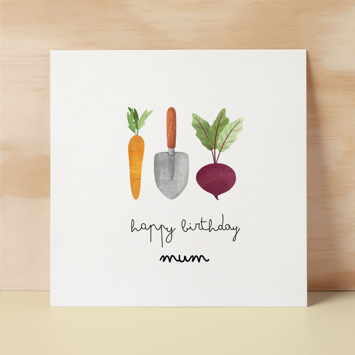 Personalised Card For Him or Her Gardening Happy Birthday Card For Mum, Dad, Gran, Granddad or Anyone Add Your Own Name Card