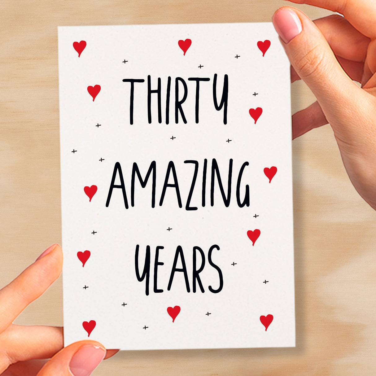 30 Year Anniversary Card For Wife or Husband Anniversary Card 30th Anniversary Card For Boyfriend Girlfriend Thirtieth Wedding Anniversary