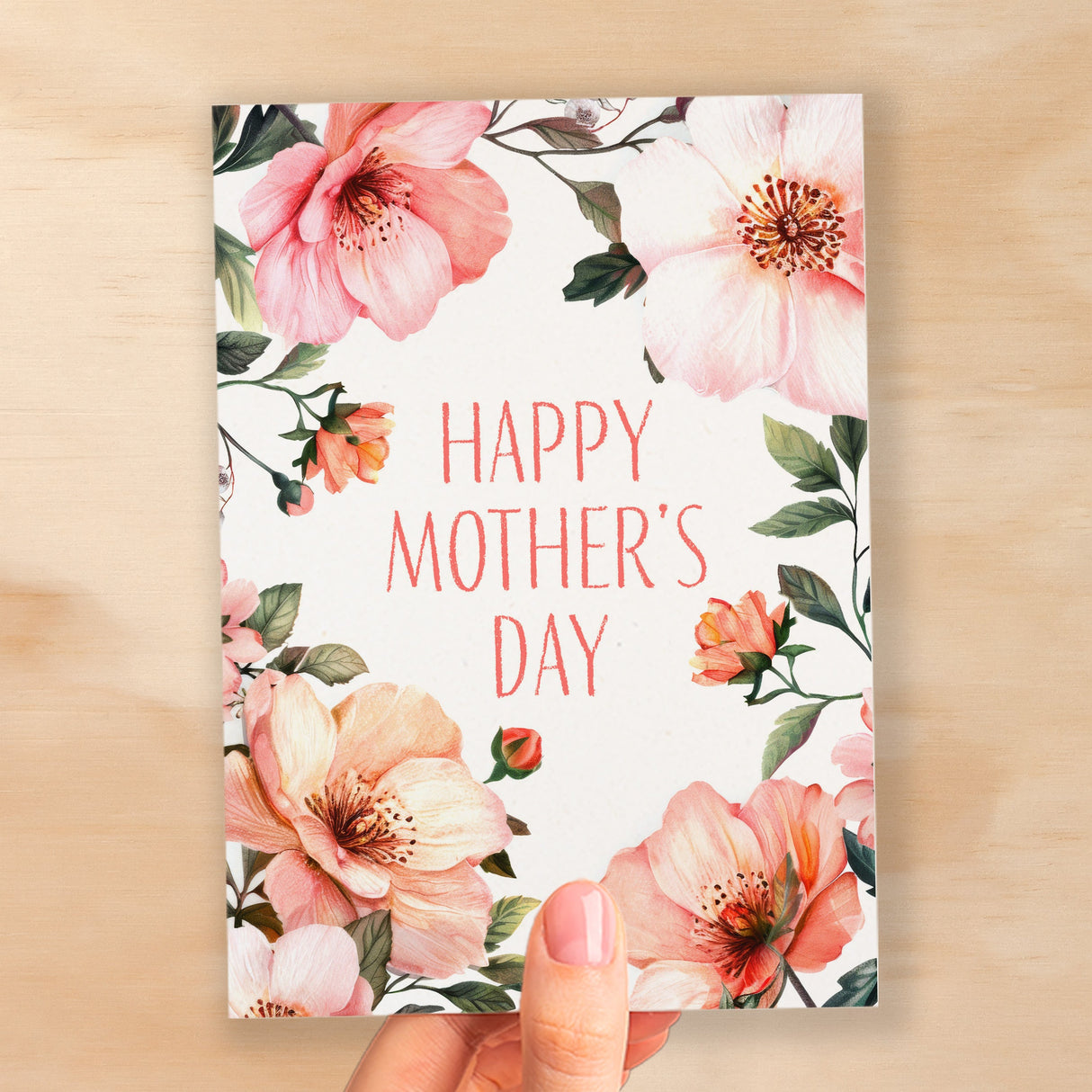 Mother's Day Card For Mum Happy Mother's Day Mothers Day card Mothering Floral Mother's Day Card For Mom Mommy Mum Mummy