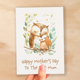 Mother's Day Card For Mum Cute Owls Mother's Day Mothers Day card Mothering Sunday Happy Mother's Day Card For Mom Mommy Mum Mummy