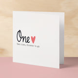 1 Year Anniversary Card For Wife 1st Wedding Anniversary Card For Husband Anniversary Card For Wife Wedding Anniversary Card One Year