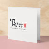 3 Year Anniversary Card For Wife 3rd Wedding Anniversary Card For Husband Anniversary Card For Wife Wedding Anniversary Card Three Years