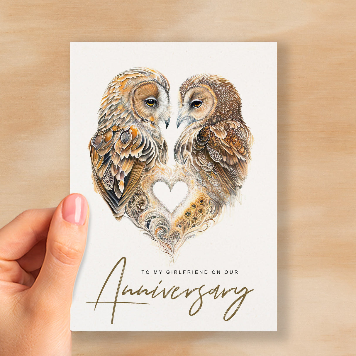 Anniversary Card For Girlfriend Anniversary Card To My Girlfriend Anniversary Card For Her Girlfriend Anniversary Card Love Birds Card