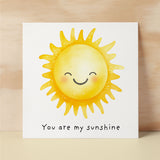 Anniversary Card Or Birthday Card For Boyfriend or Girlfriend You Are My Sunshine Cute Card For Wife Love Card For Husband