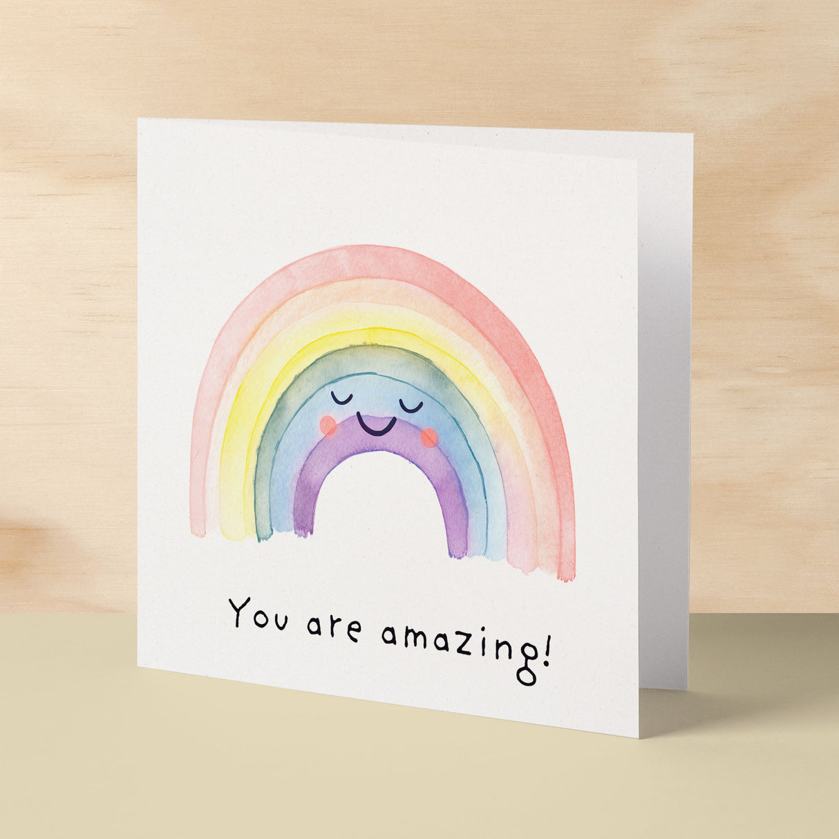 Anniversary Card Or Birthday Card For Boyfriend or Girlfriend Rainbow You Are Amazing Cute Card For Wife Love Card For Husband