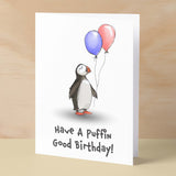 Birthday Card For Children Cute Puffin Birthday Card For Child Card For Boy Birthday Card For Girl Puffin Good Fun Birthday Card For Kids