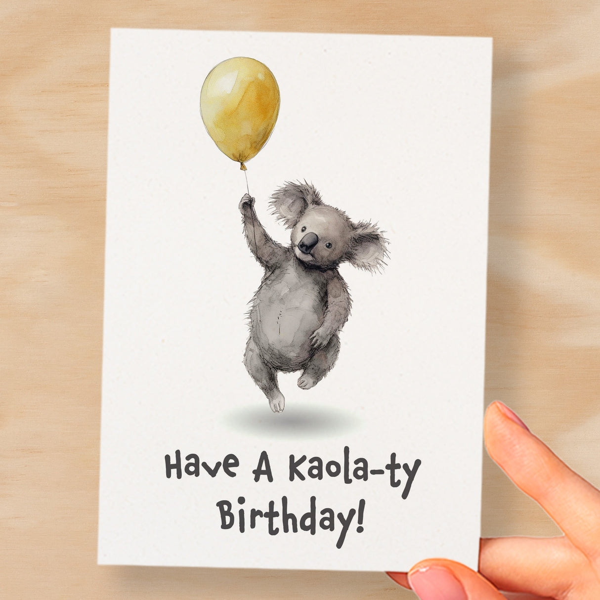 Birthday Card For Children Cute Koala Birthday Card For Child Card For Boy Birthday Card For Girl Kaola-ty Fun Birthday Card For Kids