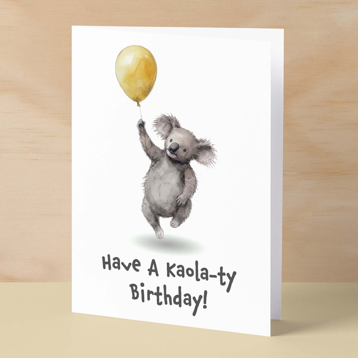 Birthday Card For Children Cute Koala Birthday Card For Child Card For Boy Birthday Card For Girl Kaola-ty Fun Birthday Card For Kids